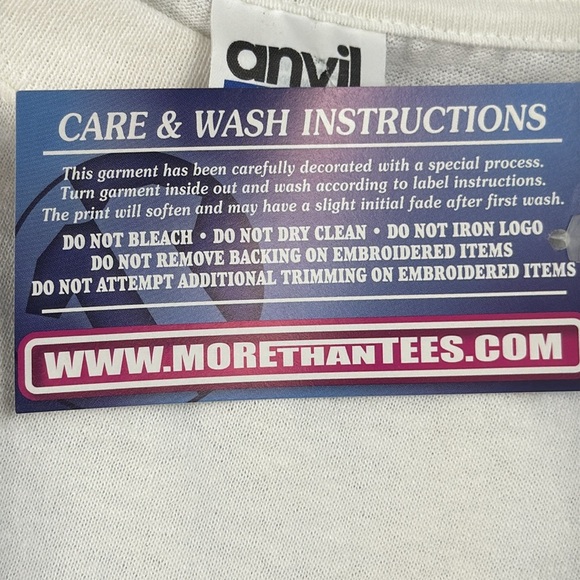 Anvil wood working show white tee NWT size XL - Picture 4 of 5